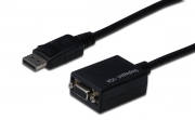 ADATTATORE DISPLAYPORT M/F VGA, 15CM EWENT