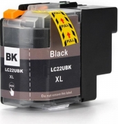 LC 22E BK cartuccia d'inchiostro nero compatibile con Brother LC-22E (LC22Enero)