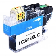 LC 3219 C cartuccia d'inchiostro ciano alta capacità compatibile con Brother LC-3219XL
