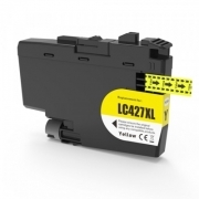 LC 427 Y cartuccia d'inchiostro giallo alta capacità compatibile con Brother  LC-427Y (LC427Y) / LC-427XLY