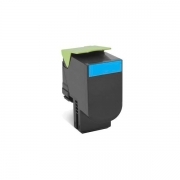 Lexmark 802 C toner laser ciano 2.000 pagine compatibile con Lexmark 802SC (80C2SC0)